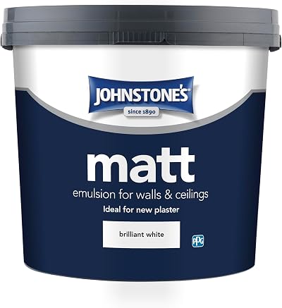 Johnstone's Jonmat Contract Matt Emulsion Brilliant White 5 Litre