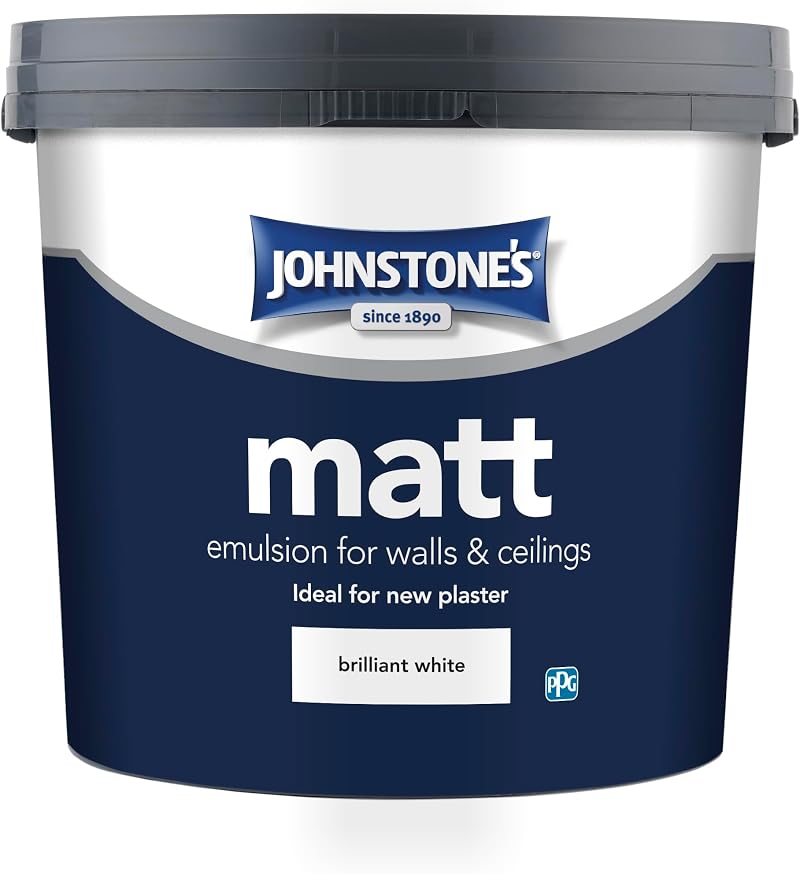 Johnstone's Jonmat Contract Matt Emulsion Brilliant White 5 Litre