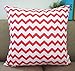Cukudy 18x18 Inches Geometric Pattern Canvas Cotton Decorative Throw Pillow Cover (Set of 4)