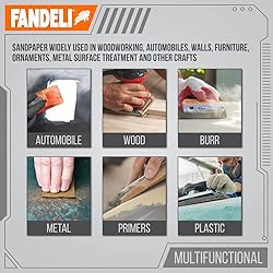 Fandeli 36021 060 Grit Multipurpose Sandpaper