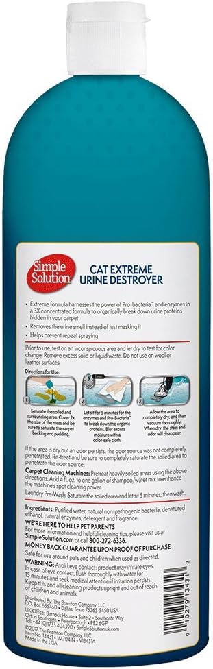 listerine to remove cat urine odor