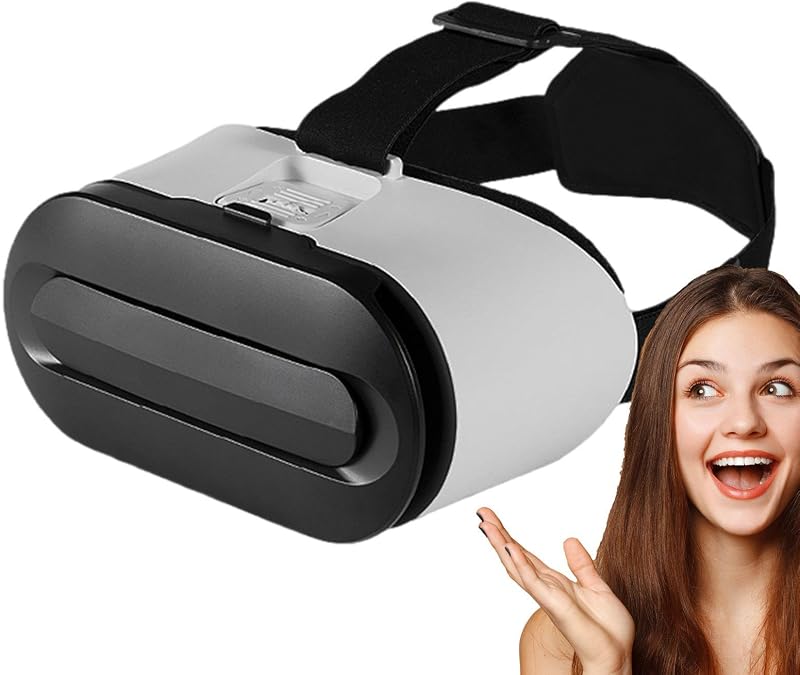 Rianpesn 3D VR Headset Phone Virtual Reality Goggles Mobile Gaming Movies