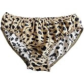 Yavorrs Men's 100% Pure Silk Underwear Bikini Briefs Panties