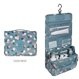 mekolen Sac de Rangement Pliable pour Sac à Cosmétiques Suspendu de Voyage Trous