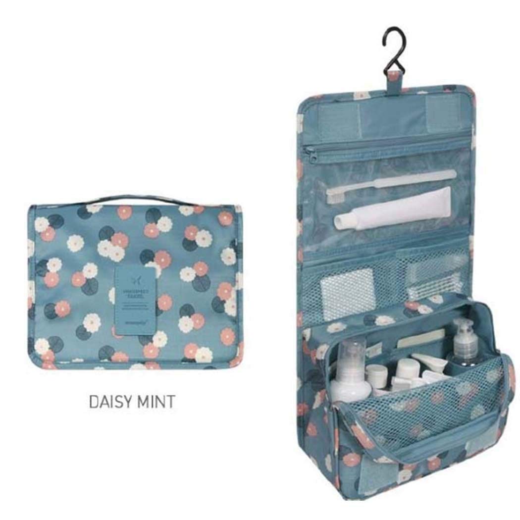mekolen Sac de Rangement Pliable pour Sac à Cosmétiques Suspendu de Voyage Trousses de Toilette Portable Organisateur