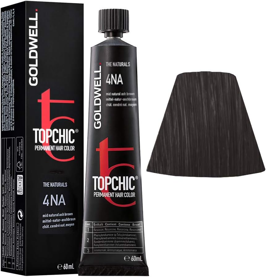 Goldwell Topchic 4NA Hair Dye 60 ml New Formula Gray Coverage