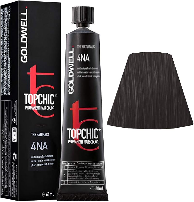Goldwell Topchic 4NA Hair Dye 60 ml New Formula Gray Coverage