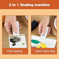 2025 New Mini Bag Sealer with Magnet,Upgrade 2 in 1