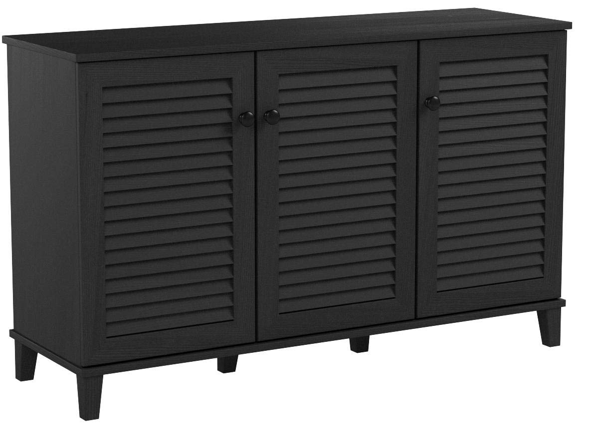 Baxton Studio Warren ShoeStorage Espresso