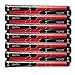 SET OF 9 or 13 WINN DRITAC AVS STANDARD BLACK / RED GOLF GRIP. 5DT-BRD