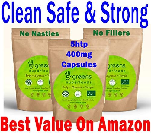 Double Strength 400mg 5-HTP 90 Tablets 3 Month Supply of High Strength 5HTP Sleep Aid (90 Capsules (3 Months Supply))