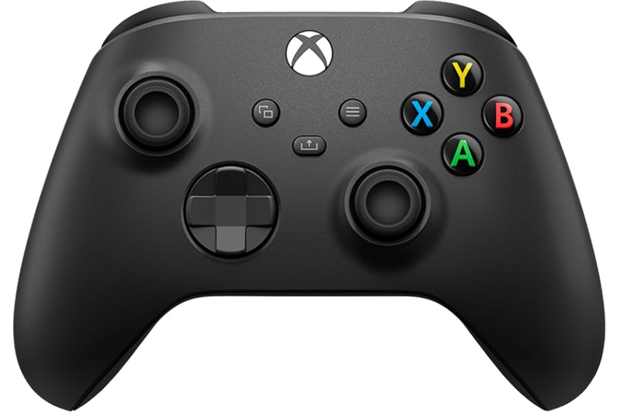 XBOX Core Wireless Gaming Controller – Carbon Black for Series X|S, One, Windows PC, Android, and iOS