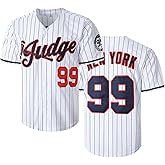 Wenhbeirg Stitched 99 Judge Stripes Baseball Jerseys Men's Shirts for Party Xmas Gift
