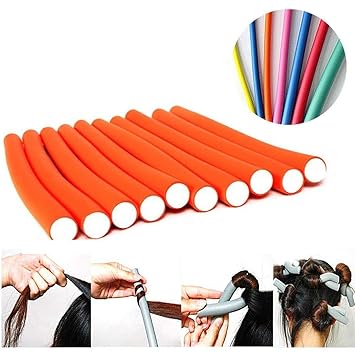 AY Hair Foam Soft Twist Curler Rollers Rods for Your Hair -10 Pieces
