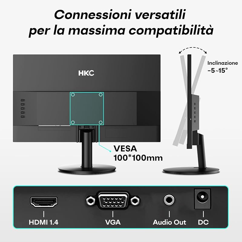 Monitor Gaming 27 Pollici, IPS FHD 144Hz, 5ms GTG, Eye Care