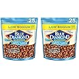 Blue Diamond Almonds Low Sodium Lightly Salted Snack Nuts, 25 Oz Resealable Bag (Pack of 2)