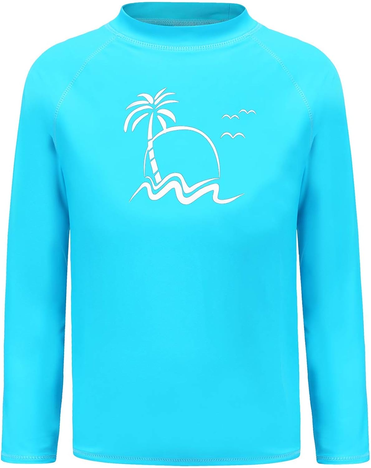 Boys Long Sleeve Rash Guard Shirts Kids UPF 50+/Sun