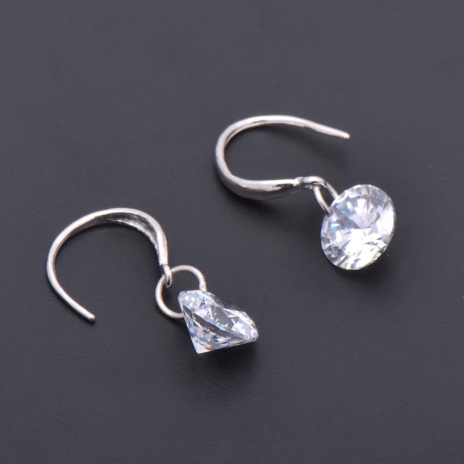 Drop & Dangle Handmade Products Cubic Zirconia Diamond Shape Dangle