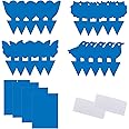 Fruit Fly Traps Fungus Gnat Traps Yellow Sticky Bug Traps 24 Pack No Harm and Odorless for Indoor Outdoor Use Protect The Plant (Blue)