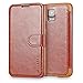 Galaxy S5 Case Wallet,Mulbess [Layered Dandy][Vintage Series][Coffee Brown] - [Ultra Slim][Wallet Case] - Leather Flip Cover With Credit Card Slot for Samsung Galaxy S5 SV i9600
