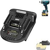 YMWLKJ for DeWalt Battery Adapter, Convert for DeWalt to Work for Makita 18V Tool Adapter