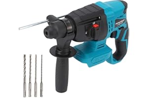 HEIMERDINGER SDS-Plus Rotary Hammer Drill for Makita 18V Battery,Max Drilling Diameter 1-1/8",2 Joules Cordless Hammer Drill for Concrete Masonry,Stones, Cement,Tool Only