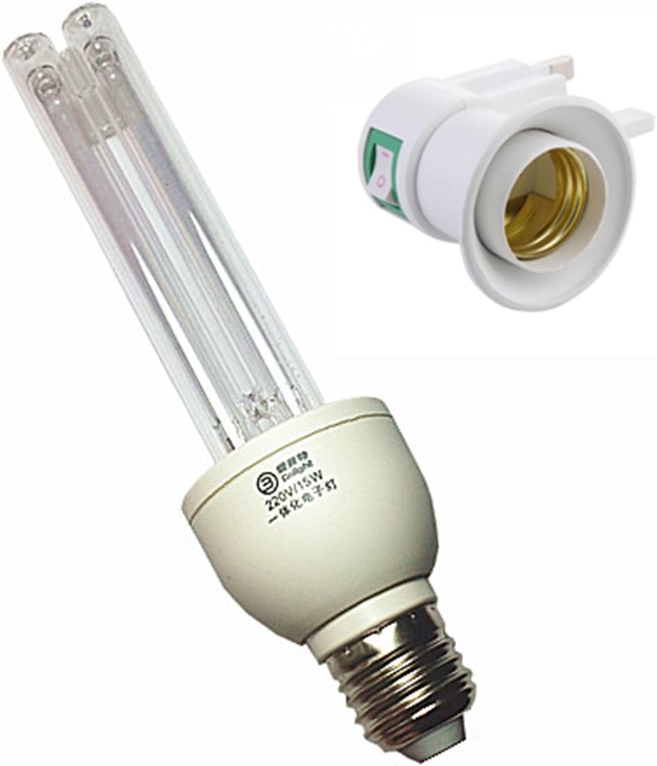 Sterilization Anti-Bacterial Rate 99% The Integrated Ultraviolet germicidal lamp Virus Bacteria Mold Germ with Free Adapter