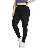 ZERDOCEAN Women's Plus Size High Waist Fleece Lined Leggings Winter Thermal Workout Yoga Pants