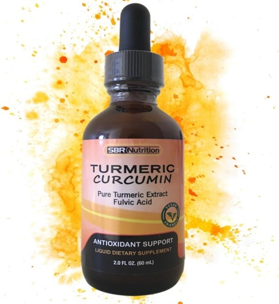 Max Absorption Liquid Turmeric Curcumin Drops for Joint Pain, Digestion, AntiInflammation