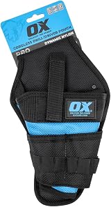OX Pro Dynamic Nylon Cordless Drill Pouch Holder Tool Belt Work Gear view 3