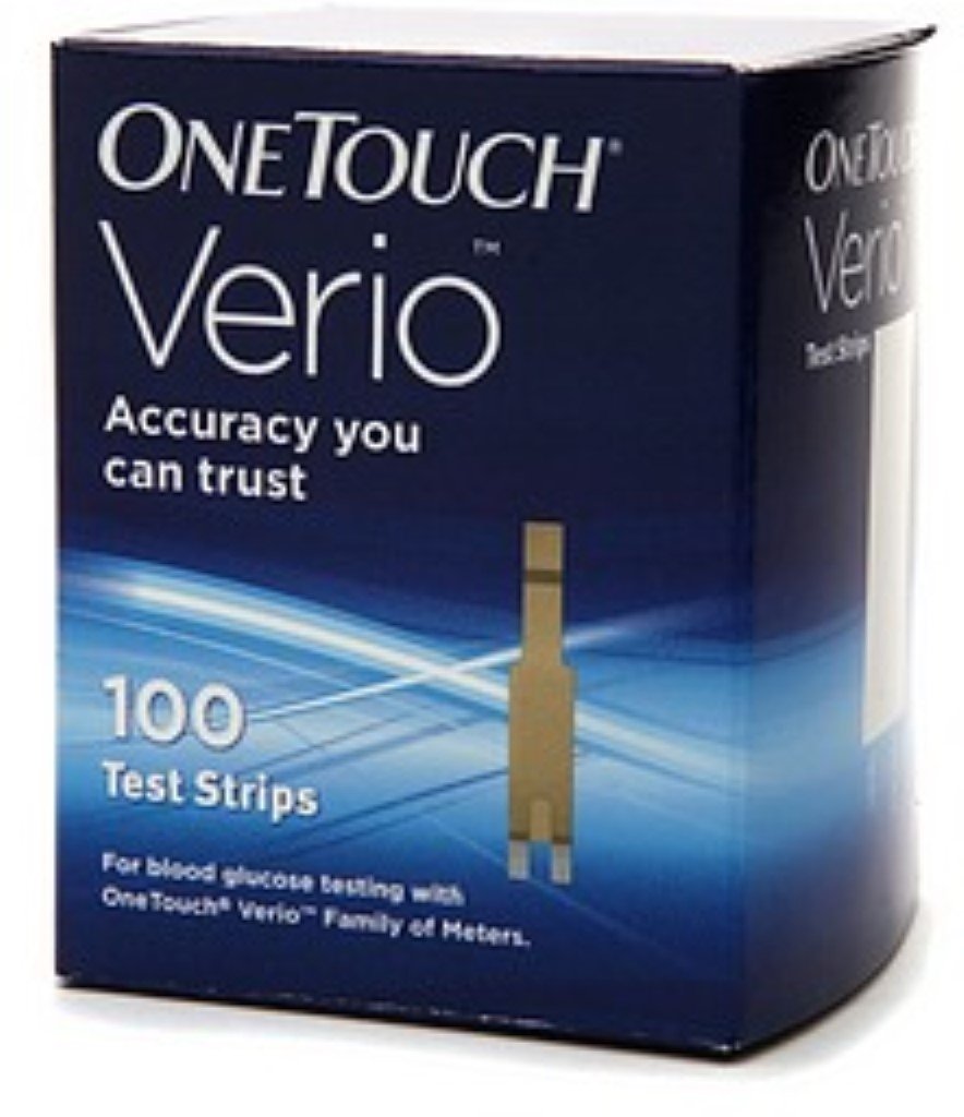 One Touch Verio Strips 100 ct WHITE BOX DME (2bxs 50ct) 2020 expiration