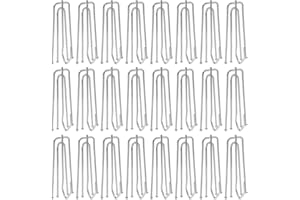 baotongle Stainless Steel Curtain Pleater Tape Hooks Stainless Curtain Pleat Hook, 4 Prongs Pinch Pleat Hook Clip Traverse Pleater (100)