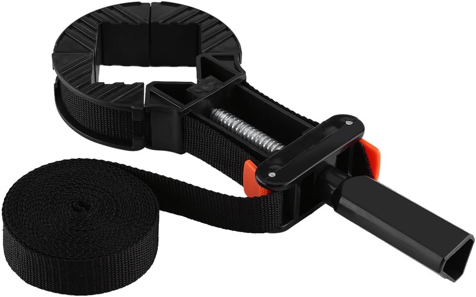 Ratcheting Band Clamp Adjustable Band Rapid Clamp Corner Strap 4 Jaws