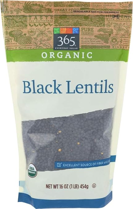 365 everyday value Black lentils (099482438401)