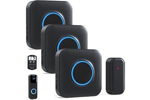 BITIWEND Wireless Doorbell Chime for Blink - Compatible with Blink Video Doorbell and Blink Video Doorbell (2nd Gen) (1 Video Doorbell Extender 3 Receiver）