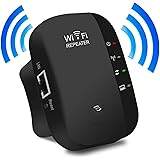 WiFi Extender WiFi Range Extender Repeater Internet Signal Booster Wireless AP/Router/Booster Signal Amplifier 2.4GHz Supports Repeater/Access Point Mode, Idea,Black