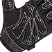 Contraband Pink Label 5137 Womens Weight Lifting Gloves w/ Grip-Lock Padding (PAIR) (Black, X-Small)