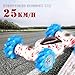 Womdee Remote Control Stunt Car - 2.4G 4WD RC Stunt Drift Vehicle Gesture Sensing Twisting with Light Music, 360 Degree Rotating Side Driving Dancing Christmas Birthday Gift for Boys Girls Kids