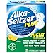 Alka Seltzer Plus Night Cold Medicine Effervescent Tablets, Soothing Lemon, 20 Count (Pack of 3)