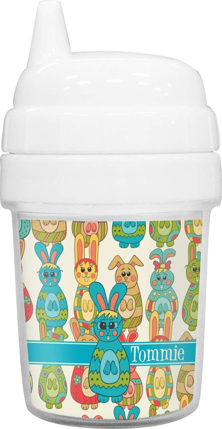 Fun Easter Bunnies Baby Sippy Cup (Personalized)