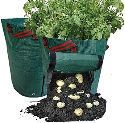 Jardín Maceta para plantar patatas de bolsas 2pcs, creciente ...