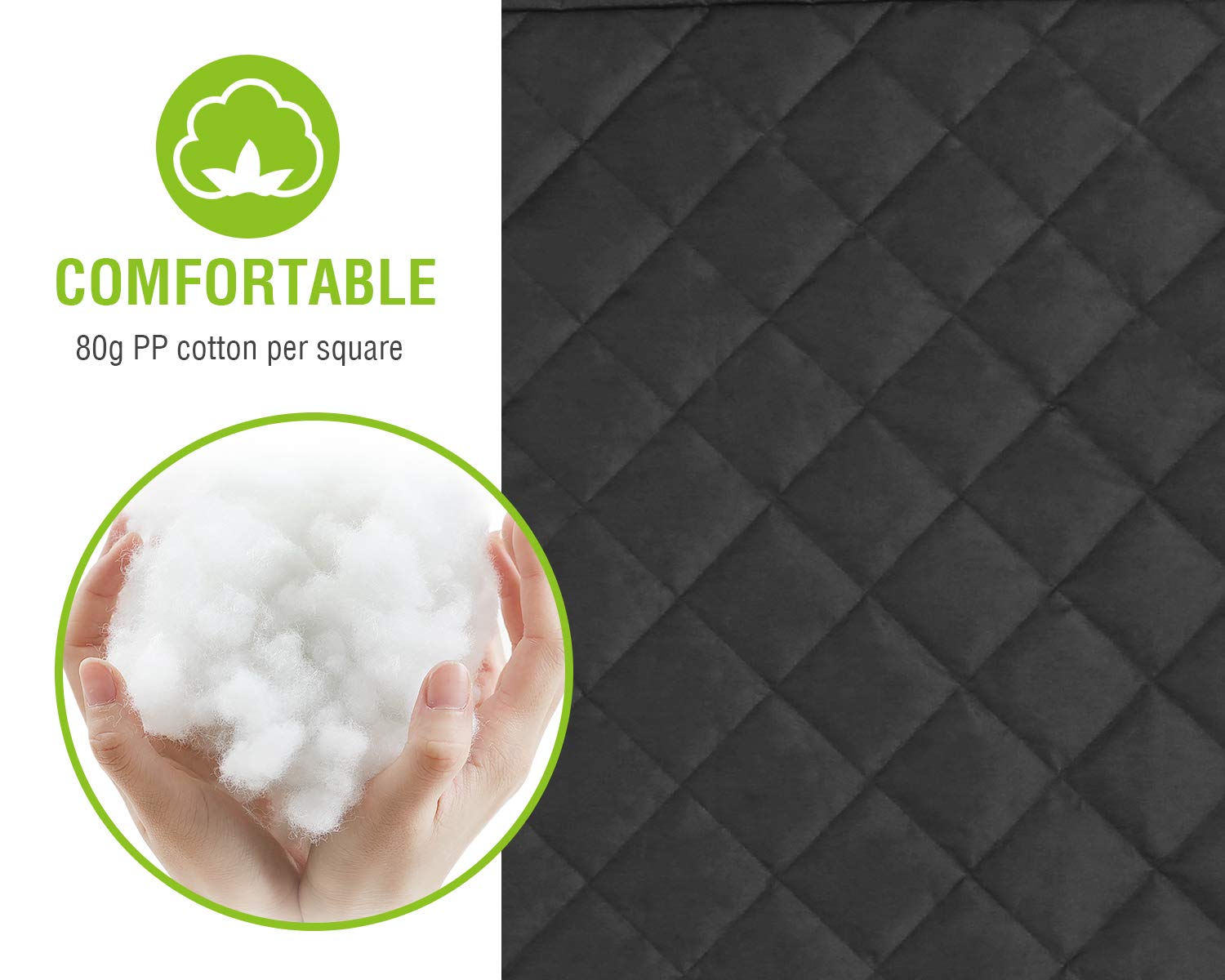 Pecute Car Boot Cover for Dogs, Boot Liner Protector - Waterproof, Washable, Dirt Resistant, Protective Blanket for Cargo Liner, Trunk Travel Blanket for Cars, SUVs, Trucks