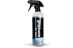 Torque Detail Graphene Tire Shine Spray - Long Lasting Deep Black Shine with No Sling - Graphene Protection Against UV Rays, Fading & Yellowing