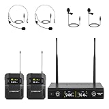 Phenyx Pro UHF Wireless Microphone System w/ 2x30