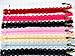 YAKA Quality Novelty Full Length 24cm 9 inch DIY Nylon Coil Flower Zipper Lace Zippers for DIY Sewing Tailor Craft Bed Bag, 24 Pcs (Mix)