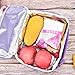 Amersun Kids Lunch Box, Insulated School Lunch Bag with Padded Liner Keep Food Warm Cold for Long Time,Water-resistant Thermal Travel Office Lunch Cooler for Girls Boy-2 Pocket,Purple