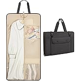 BAGSMART Garment Bags for Travel Foldable Carry on Suit Carrier for Hanging Clothes Stylish Dress Carrier Large Convertible Weekender Garment Bags for Women Men