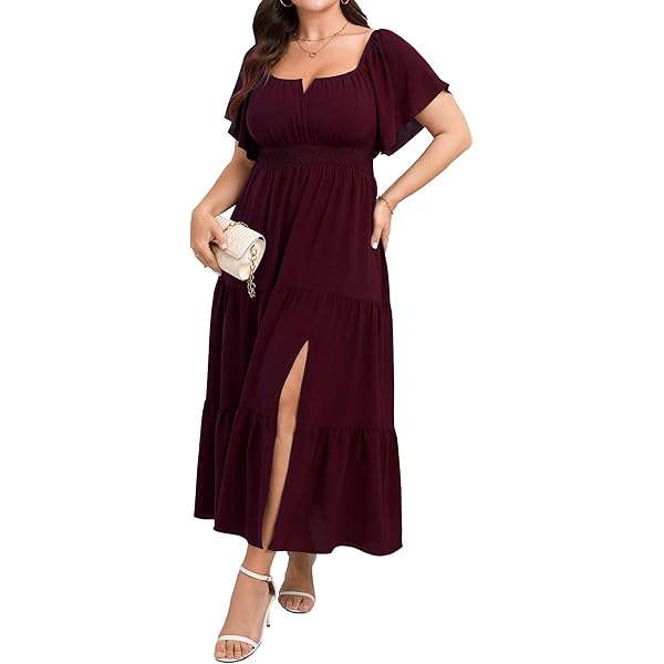 Amazon.com: Sexyshine Women's Mock Neck Long Sleeve Full Pleated Chiffon  Maxi Dress High Waist Belted Ruffle A Line Cocktail Party Long Dress(27061ZQ,S)  Dark Blue : Clothing, Shoes & Jewelry