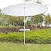 Yosoo Beach Umbrella Anchor, 16.5 Inch Heavy Duty Metal Stand Holder Anchor Stake, Adjustable Sand Anchor for Pole Diameter 1.1-1.26 Inch Umbrella, Fishing Rod, Flag (Golden)