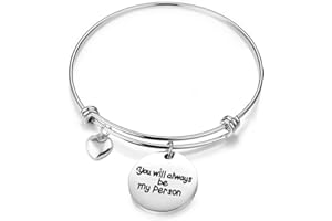 CHOORO You're My Person You Will Always be My Person Bangle Bracelet BFF Bracelet Valentine's Day Best Friend Gift
